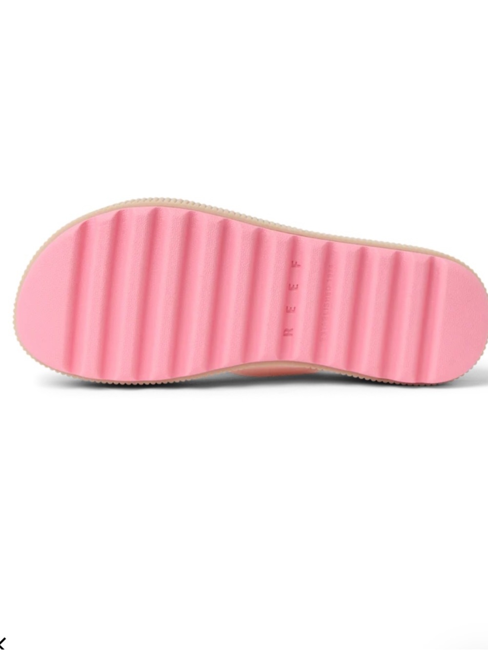 Coral Pink Platform Slide Sandals - Picture 7 of 10